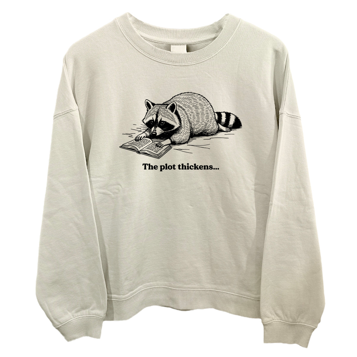 The Plot Thickens Raccoon (Front Print)