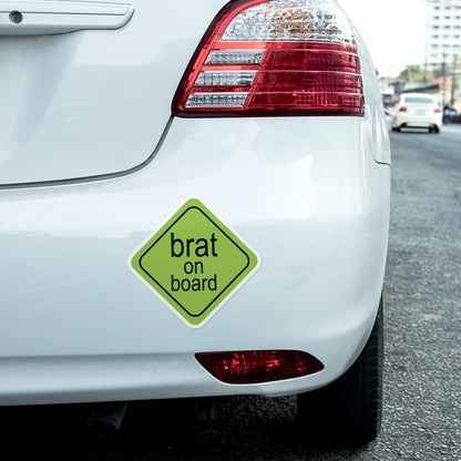 Brat On Board (Bumper Sticker)