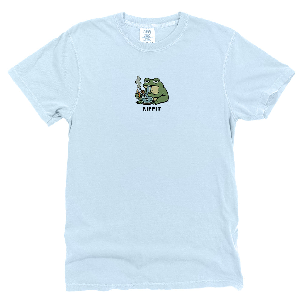 Rippit Frog With A Bong (Front Print)