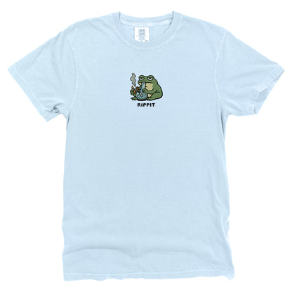 Rippit Frog With A Bong (Front Print)