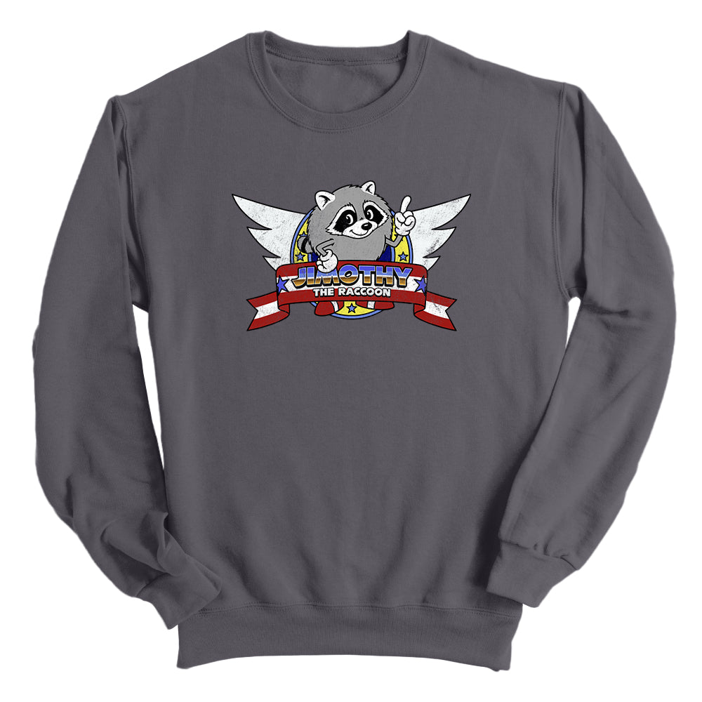 Jimothy the Raccoon Wings Logo