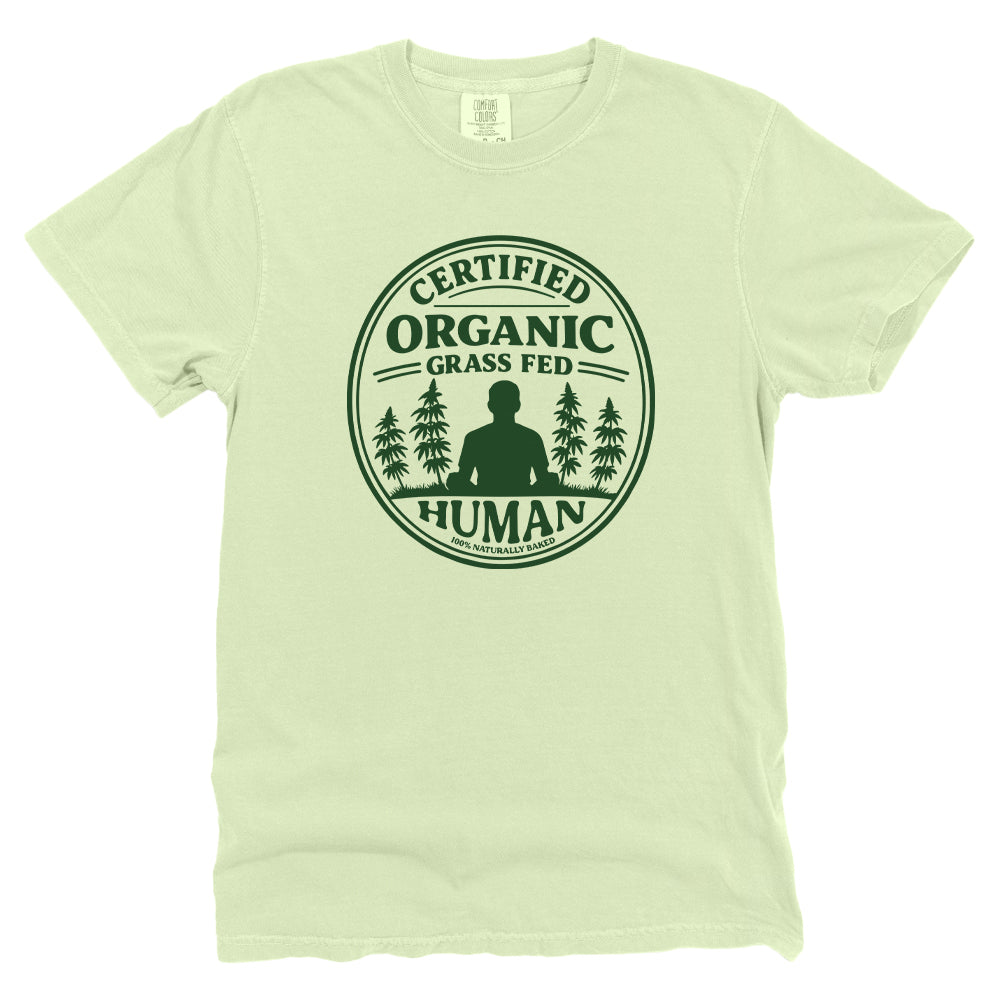 Certified Organic GrassFed Human Short Hair Dark Green