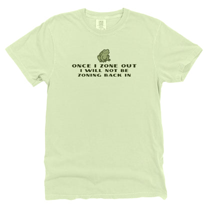 Once I Zone Out (Green) (Front Print)