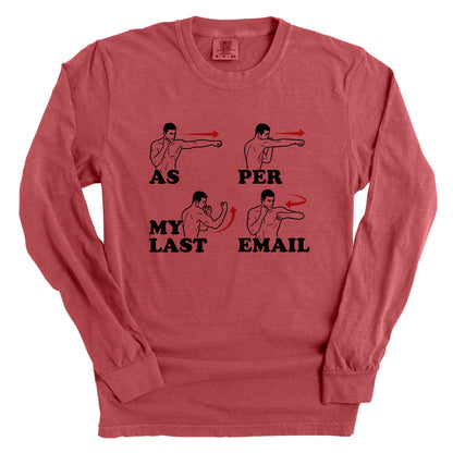 As Per My Last Email