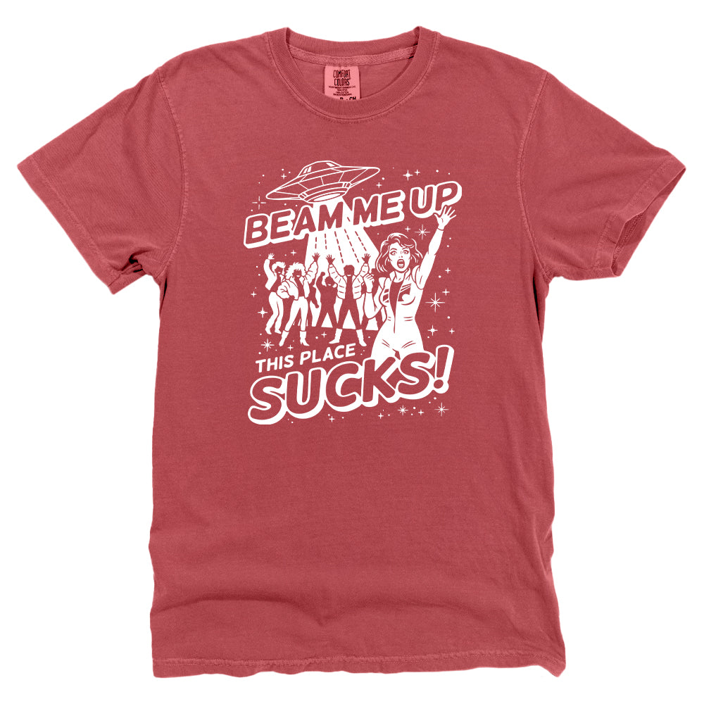 Beam me up this place sucks