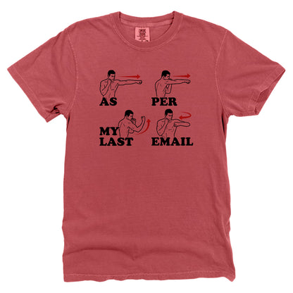 As Per My Last Email