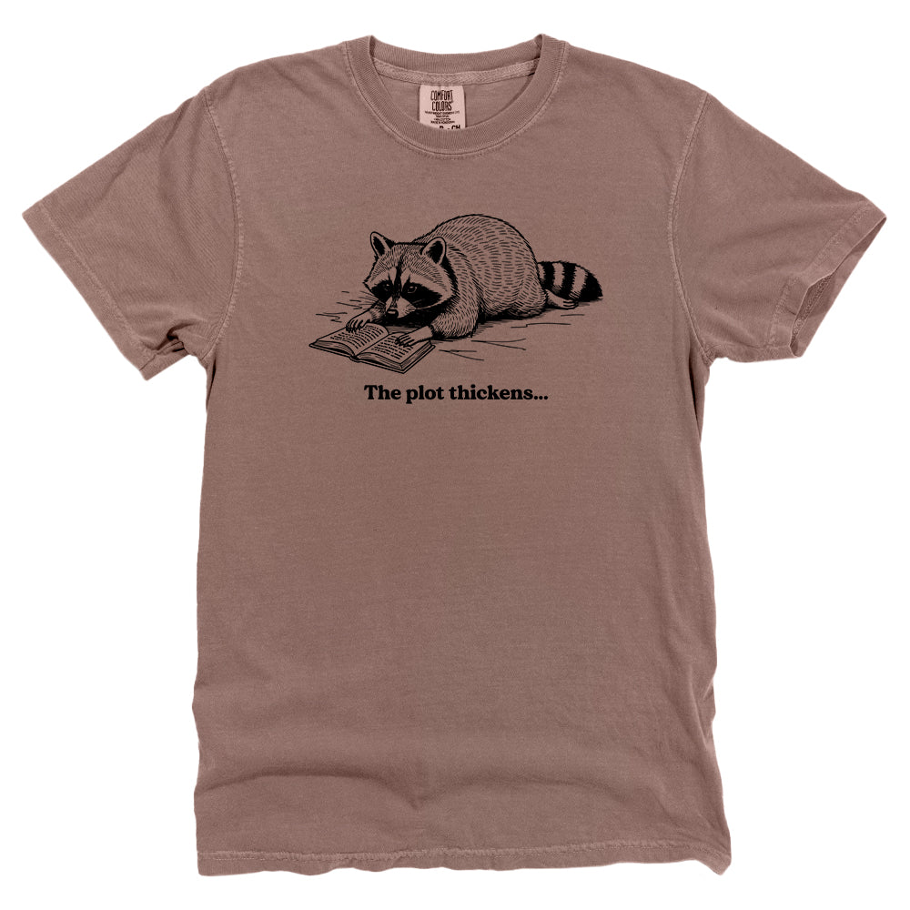 The Plot Thickens Raccoon (Front Print)