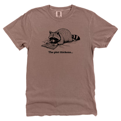 The Plot Thickens Raccoon (Front Print)