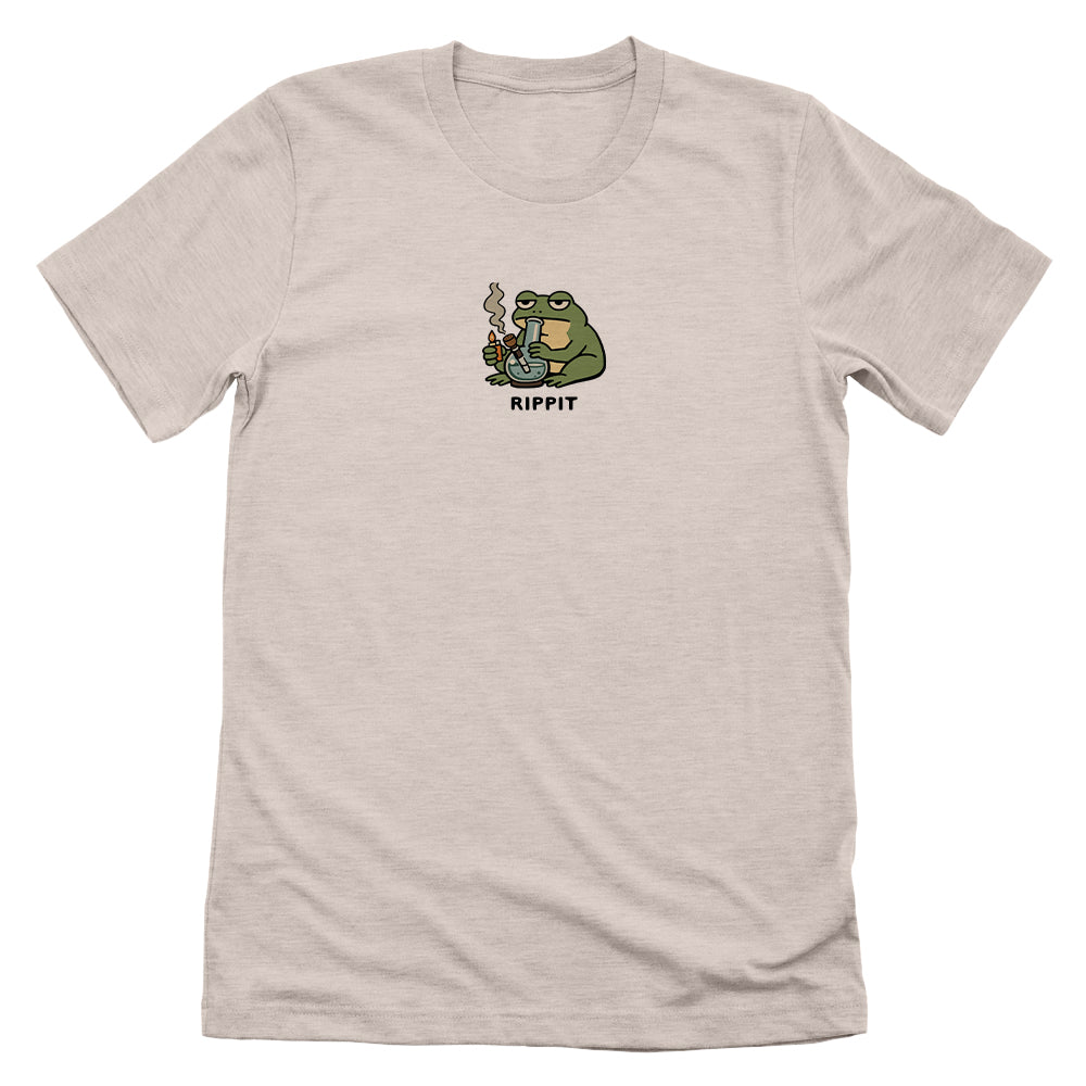 Rippit Frog With A Bong (Front Print)