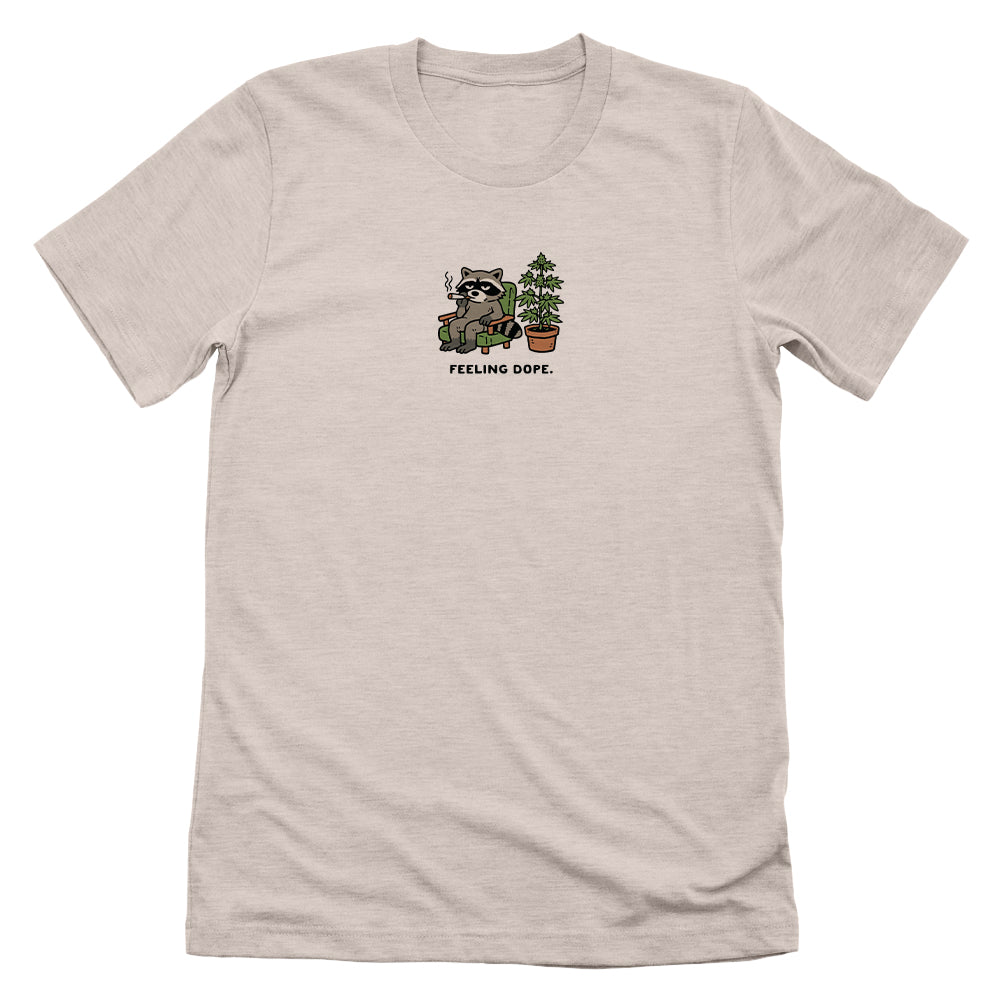 Feeling Dope Raccoon (Front Print)