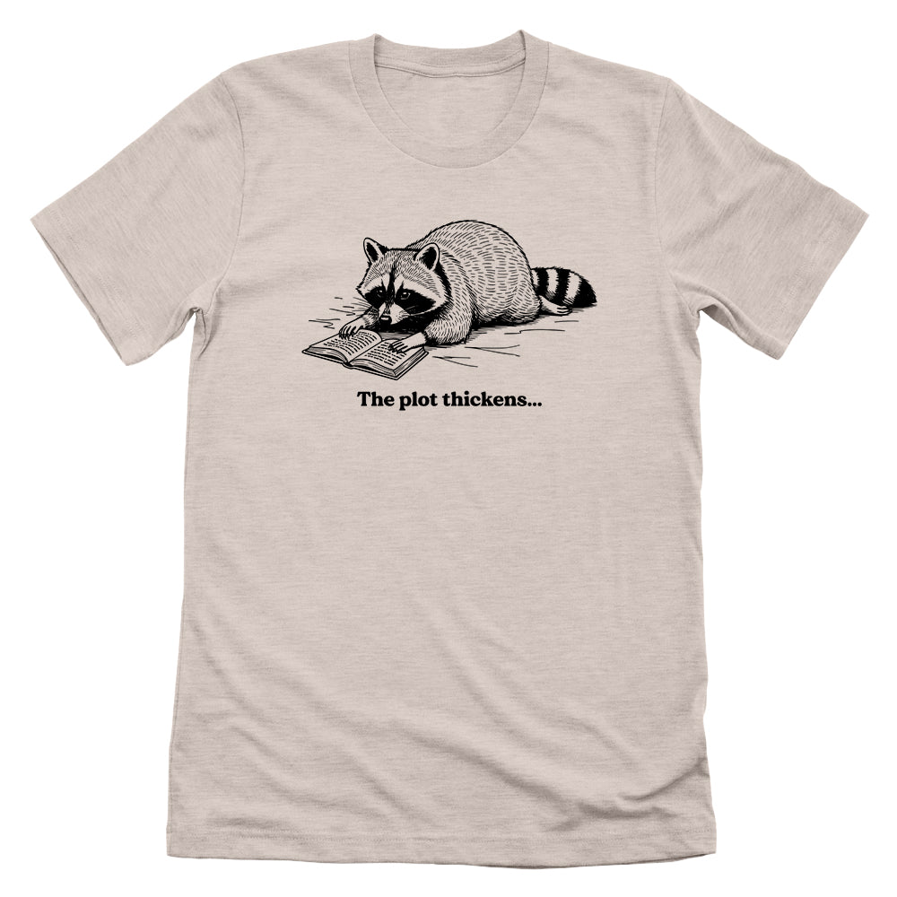 The Plot Thickens Raccoon (Front Print)