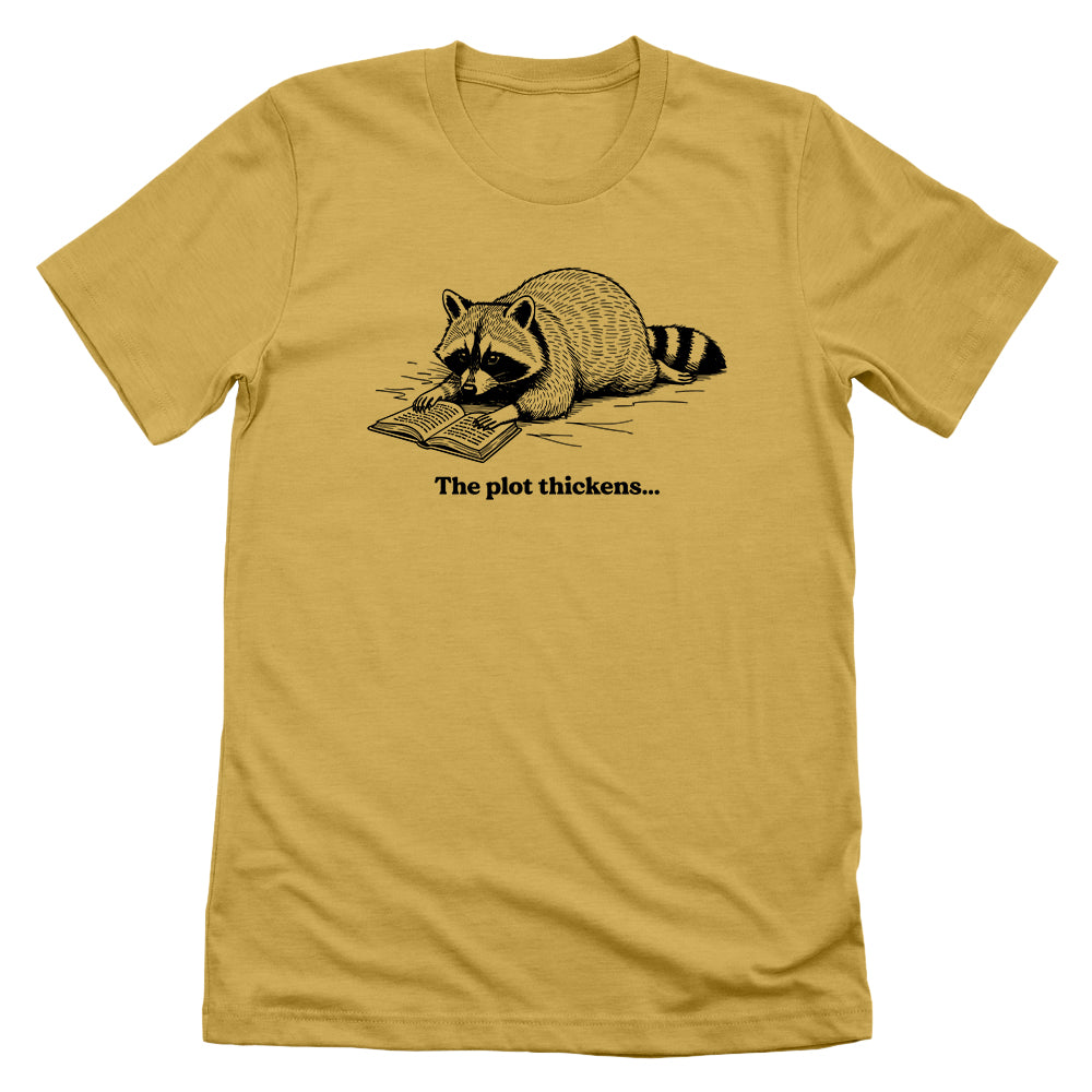 The Plot Thickens Raccoon (Front Print)