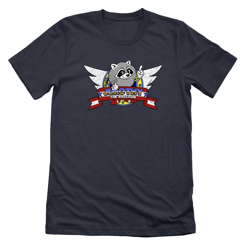 Jimothy the Raccoon Wings Logo
