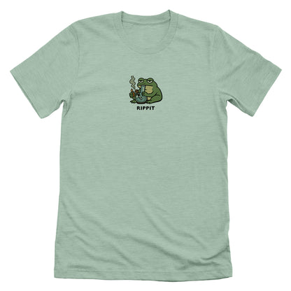 Rippit Frog With A Bong (Front Print)