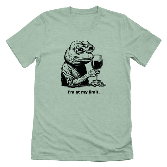 Sad Pepe With Wine