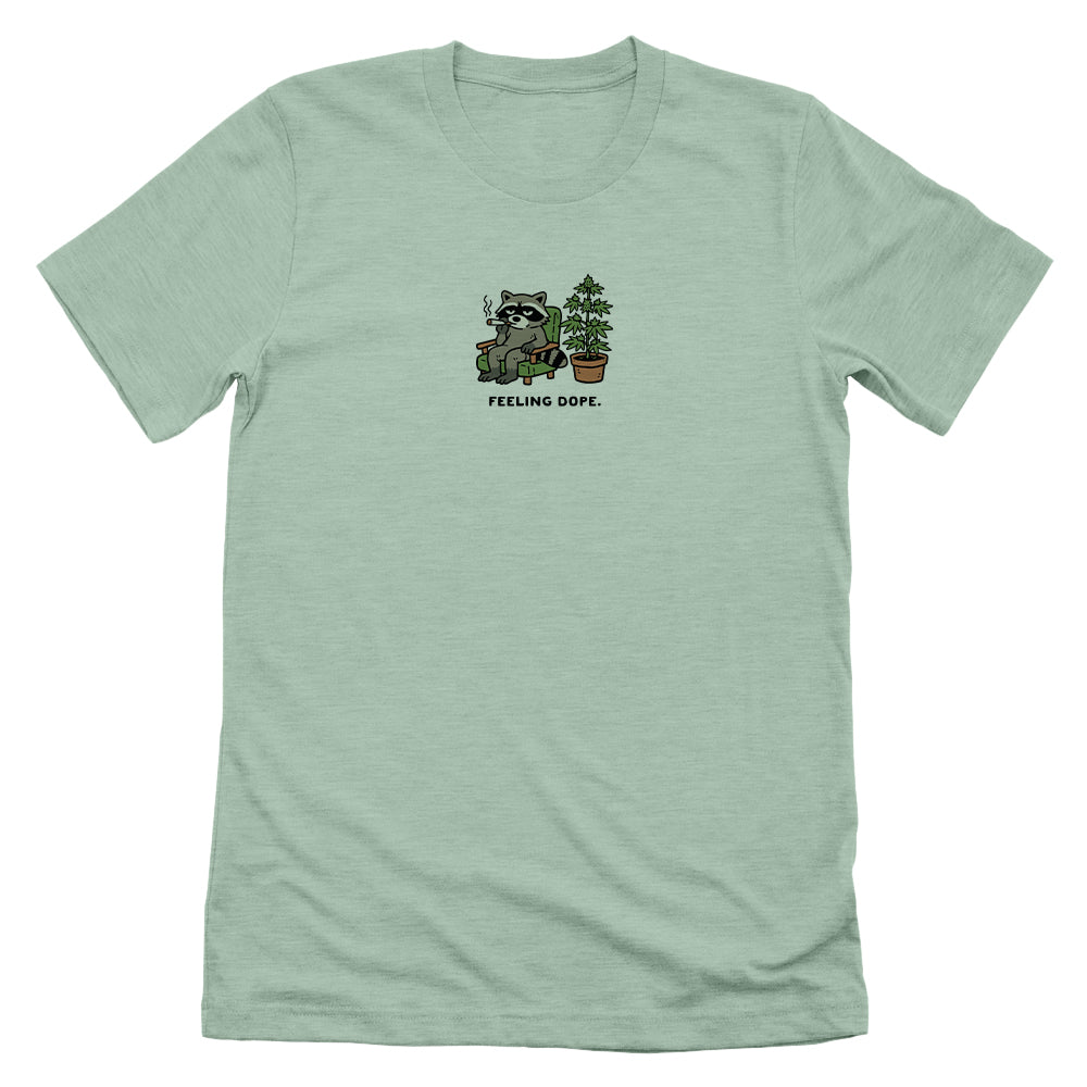 Feeling Dope Raccoon (Front Print)