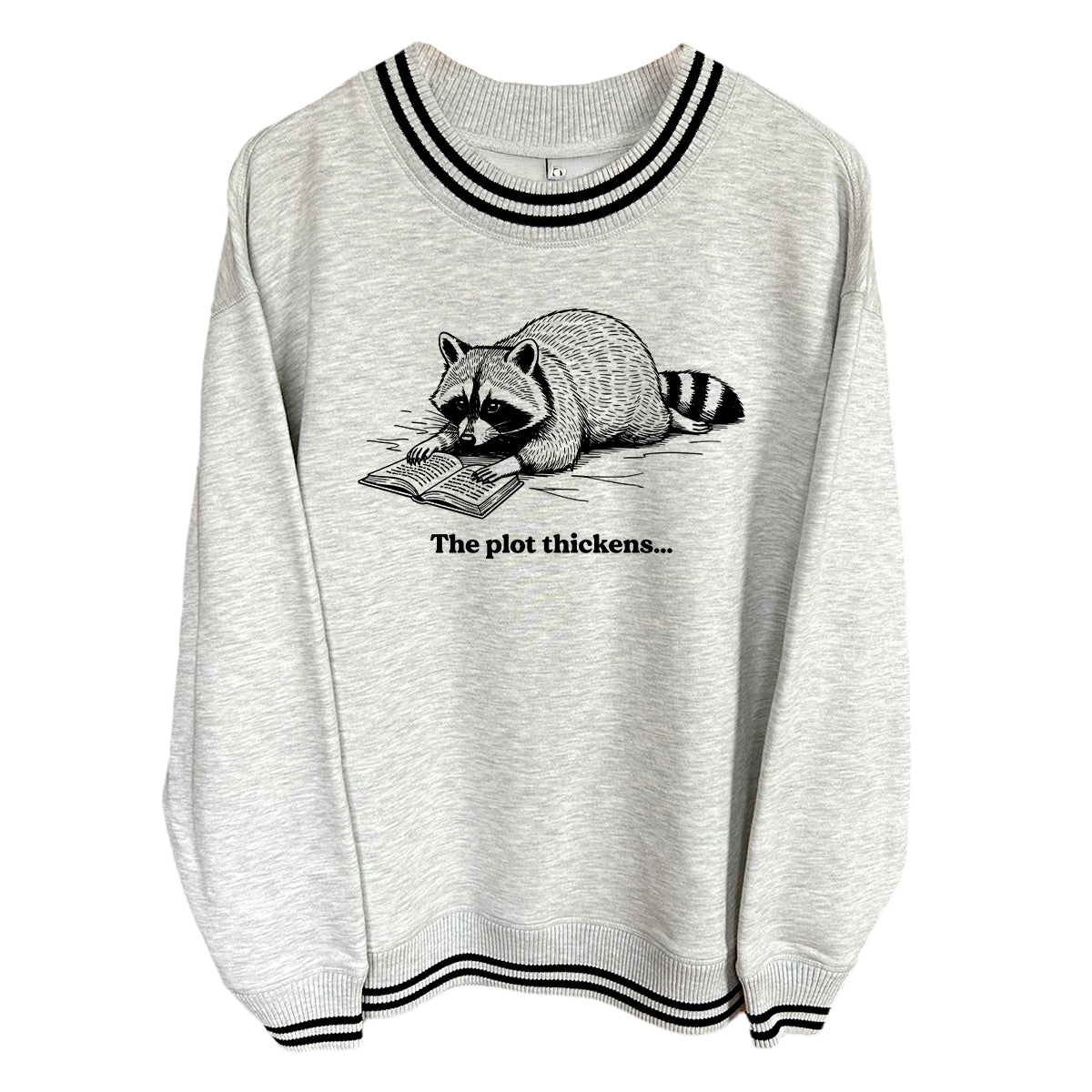 The Plot Thickens Raccoon (Front Print)