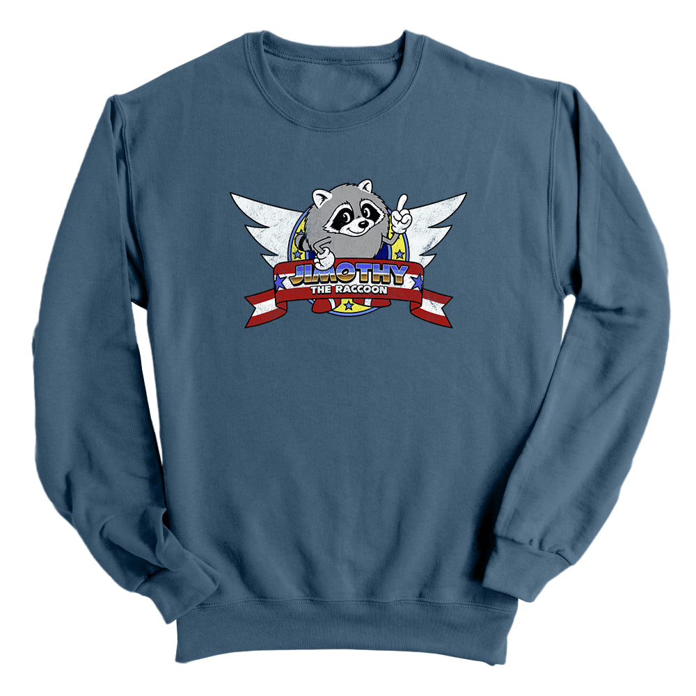 Jimothy the Raccoon Wings Logo