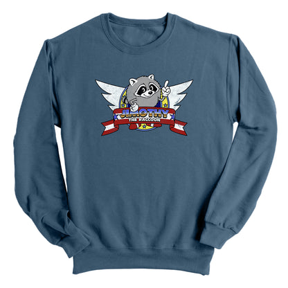 Jimothy the Raccoon Wings Logo