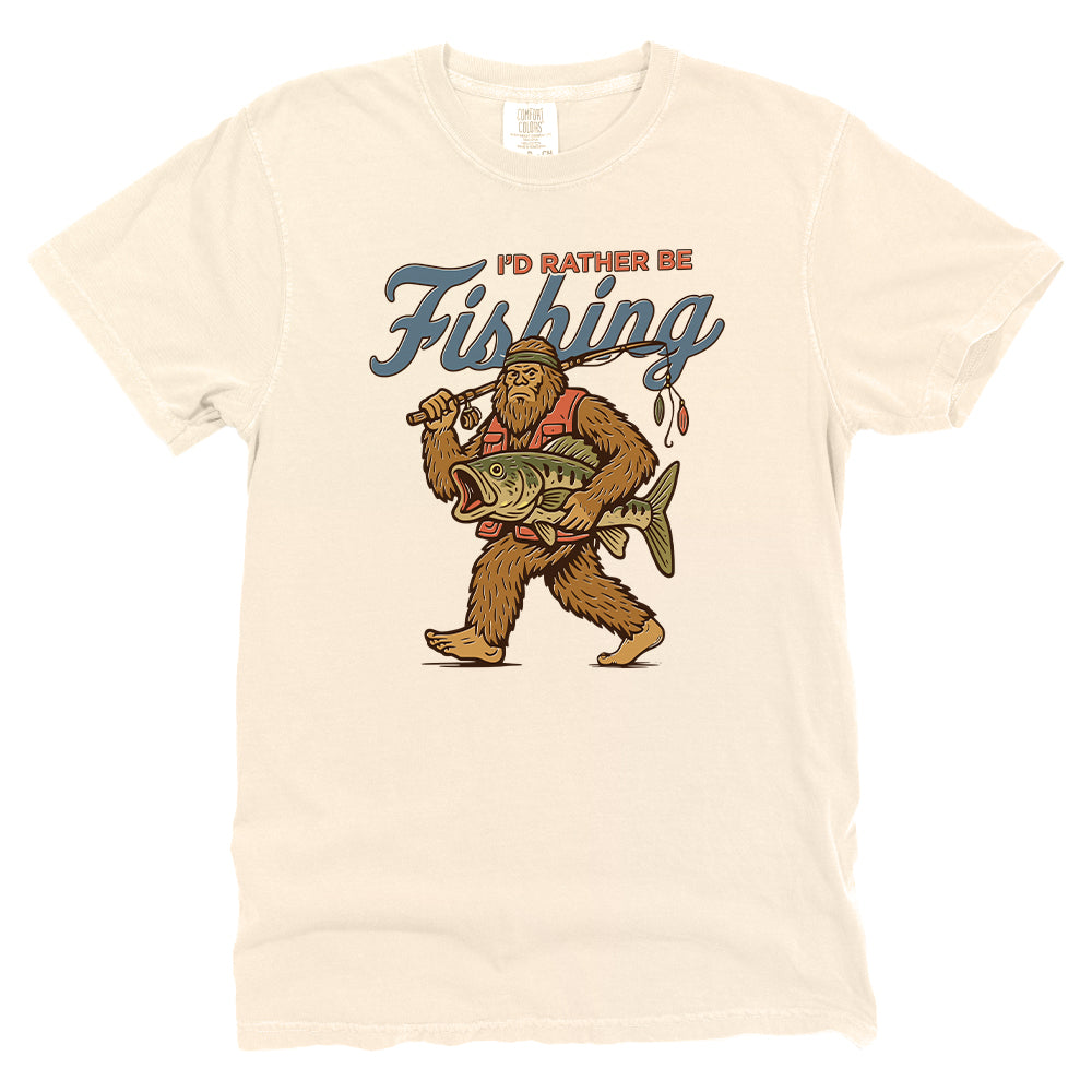 I'd Rather Be Fishing Bigfoot