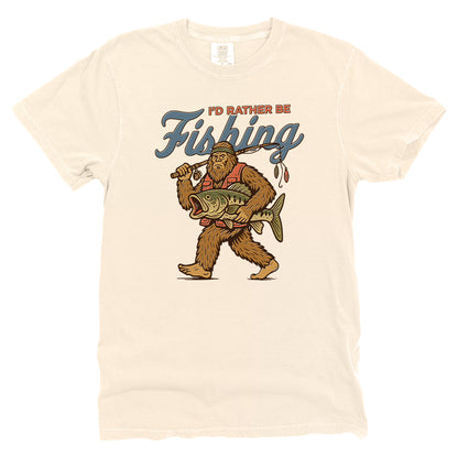 I'd Rather Be Fishing Bigfoot