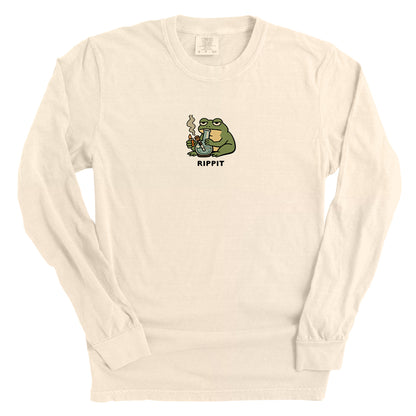 Rippit Frog With A Bong (Front Print)
