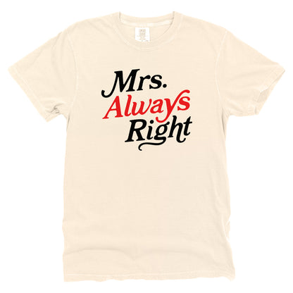 Mrs. Always Right