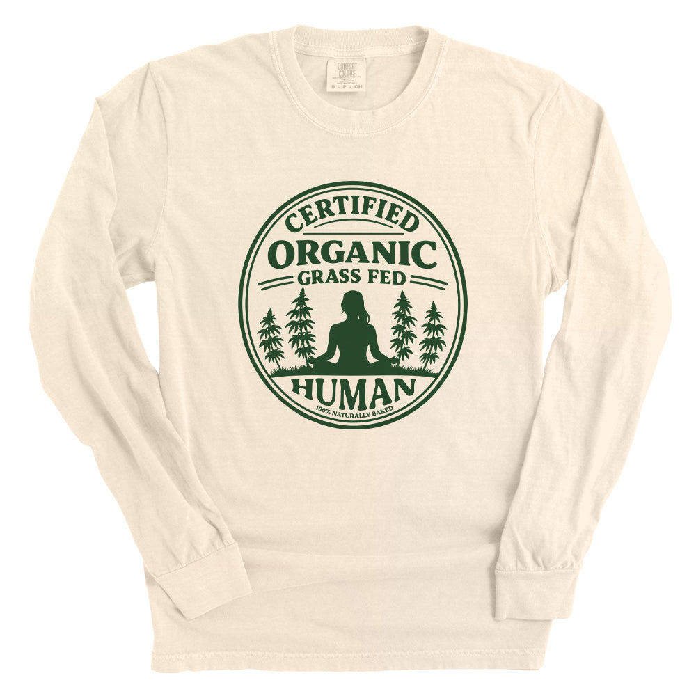 Certified Organic GrassFed Human Long Hair Dark Green