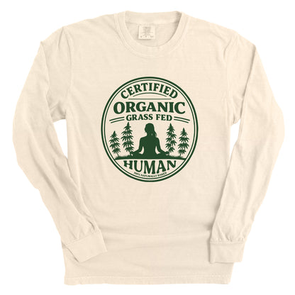 Certified Organic GrassFed Human Long Hair Dark Green