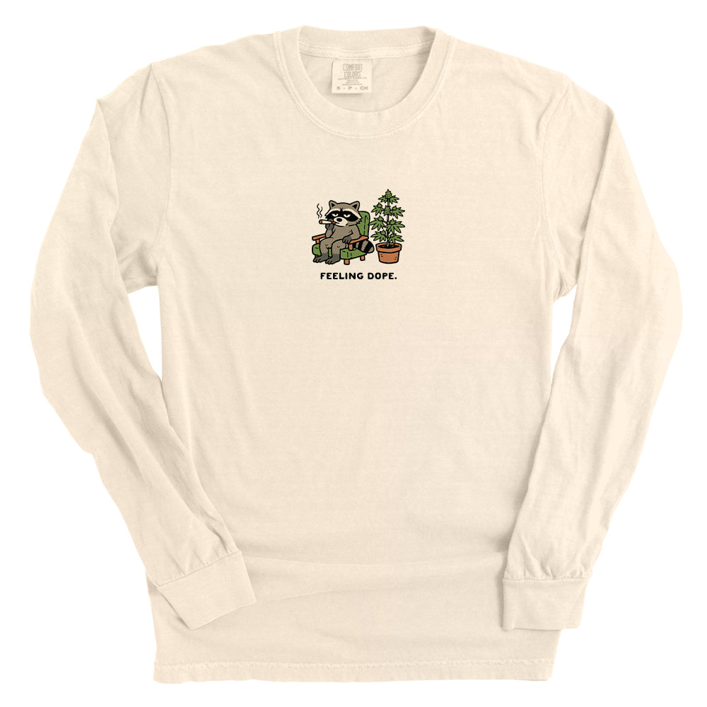 Feeling Dope Raccoon (Front Print)