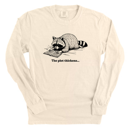 The Plot Thickens Raccoon (Front Print)