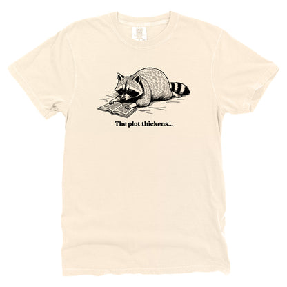 The Plot Thickens Raccoon (Front Print)
