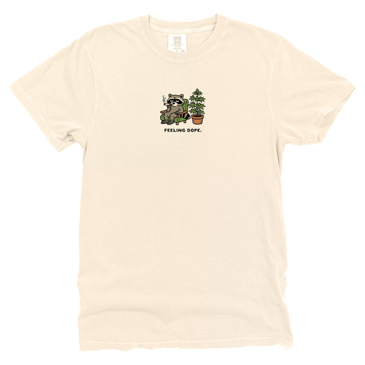 Feeling Dope Raccoon (Front Print)