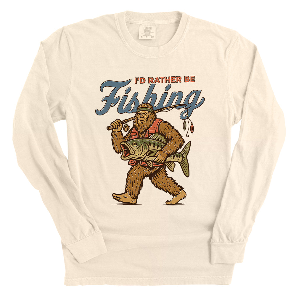 I'd Rather Be Fishing Bigfoot
