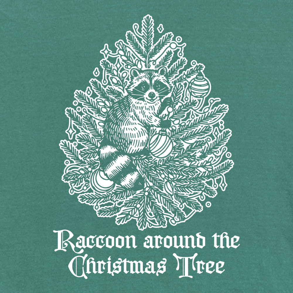 Raccoon Around The Christmas Tree