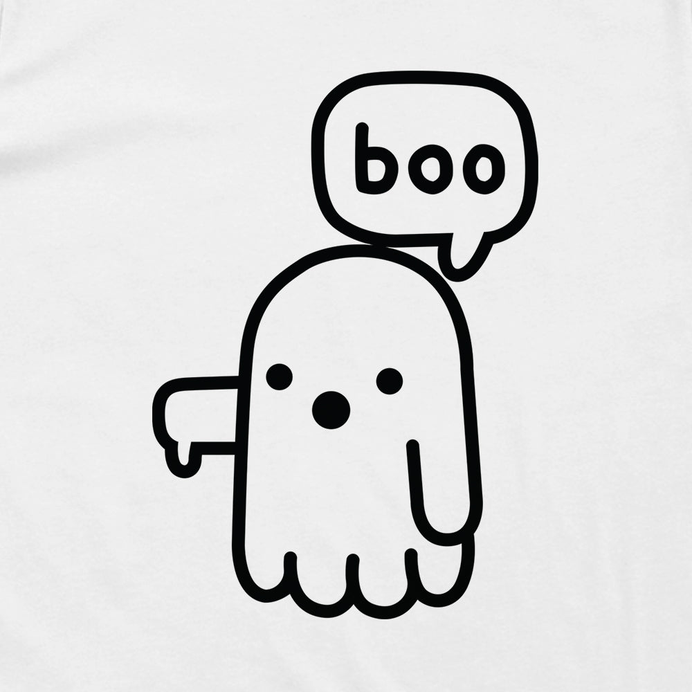 Boo Ghost Outline (Left Chest)