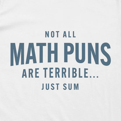 Not All Math Puns Are Terrible Just Sum