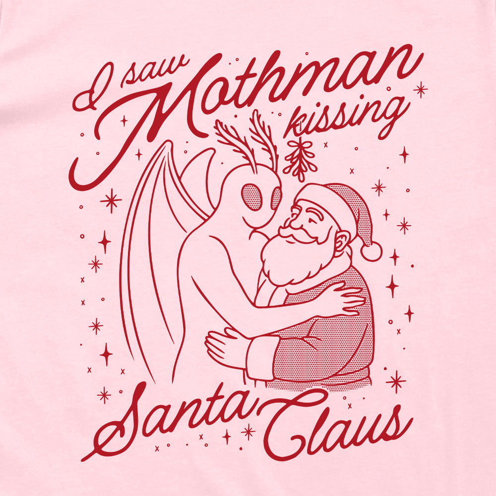 I saw Mothman kissing Santa Claus Red