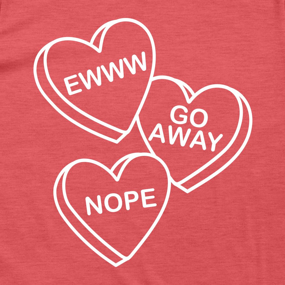 Ewww Go Away Nope Hearts