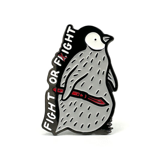 Fight or Fight Enamel Pin