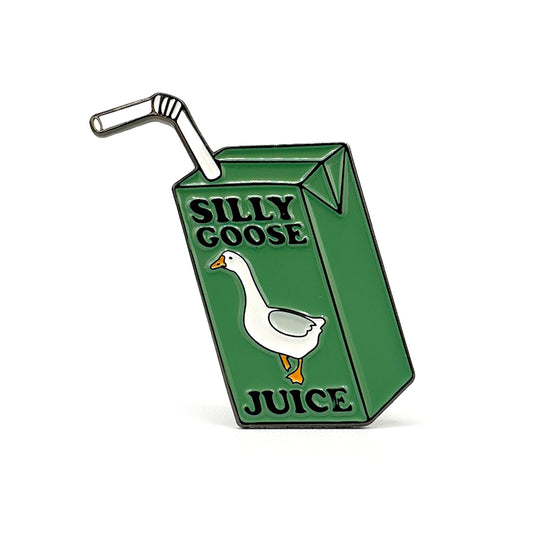 Silly Goose Juice Enamel Pin