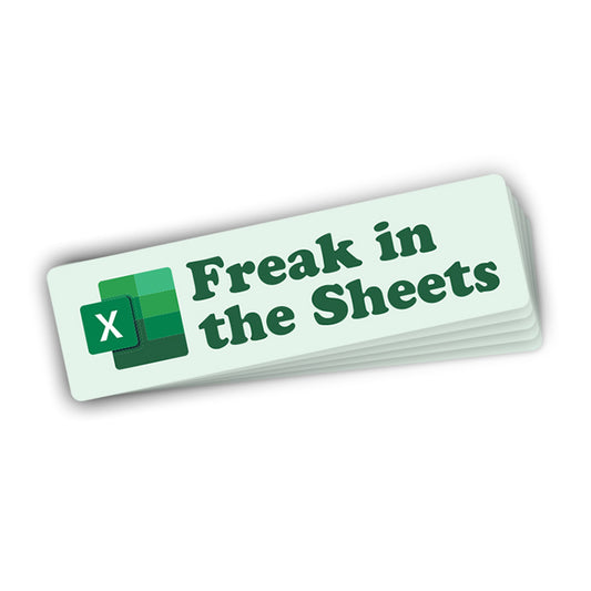Freak in the Sheets (Decal)