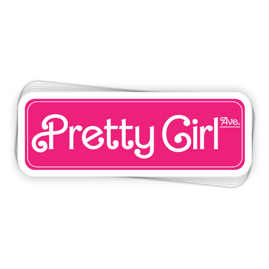 Pretty Girl Avenue (Bumper Sticker)