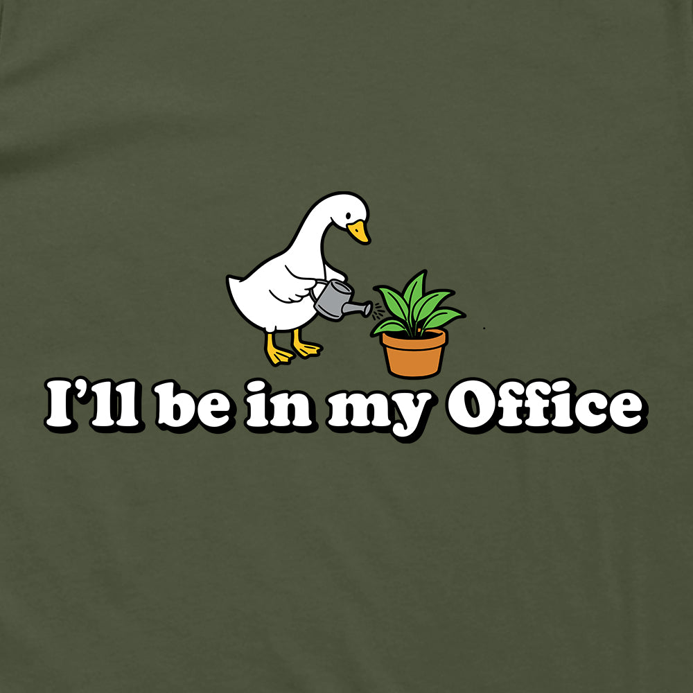 I'll be in my Office Duck (Front Print)