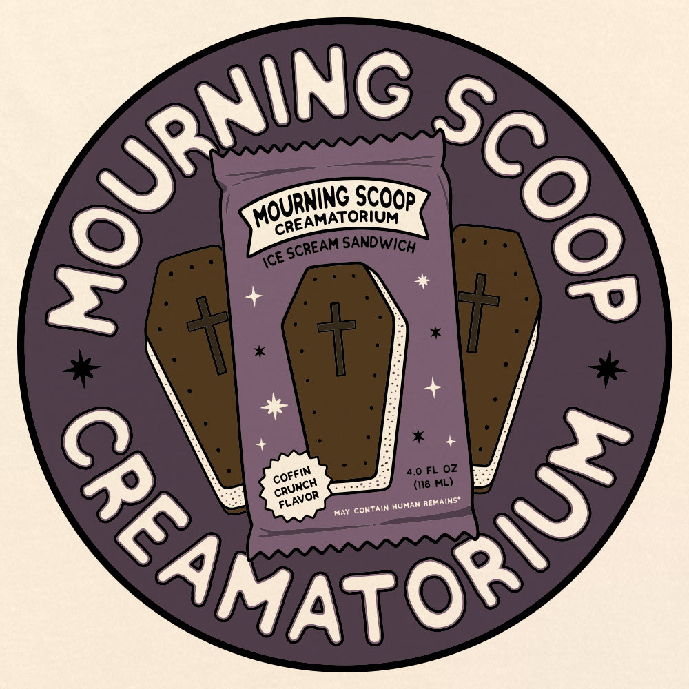 Mourning Scoop Creamatorium (Back Print)