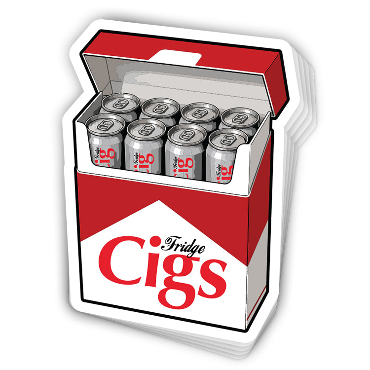 Fridge Cigs Carton (Decal)