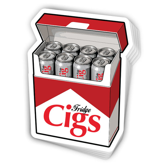 Fridge Cigs Carton (Decal)