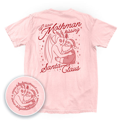 I saw Mothman kissing Santa Claus Red