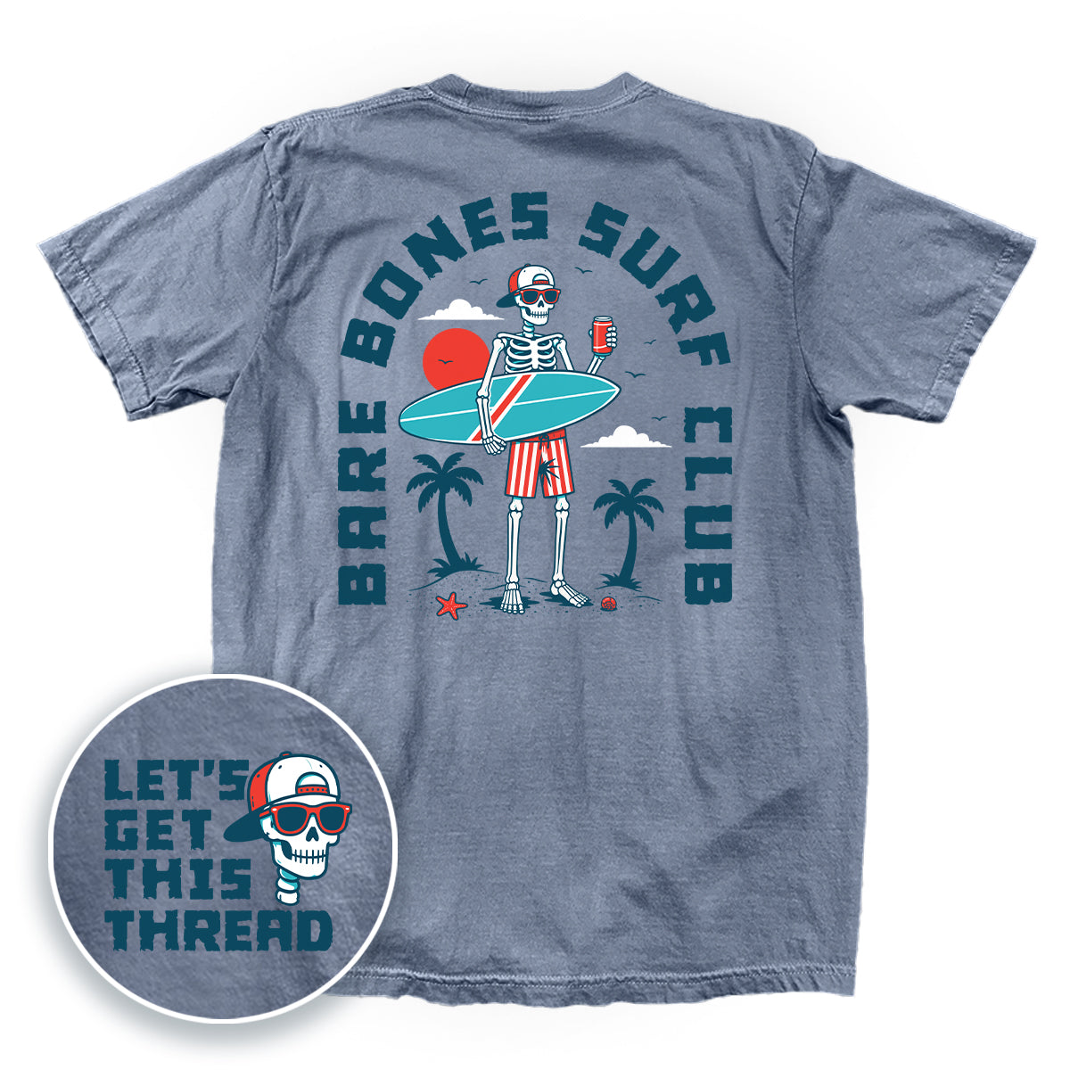Bare Bones Surf Club (Back Print)