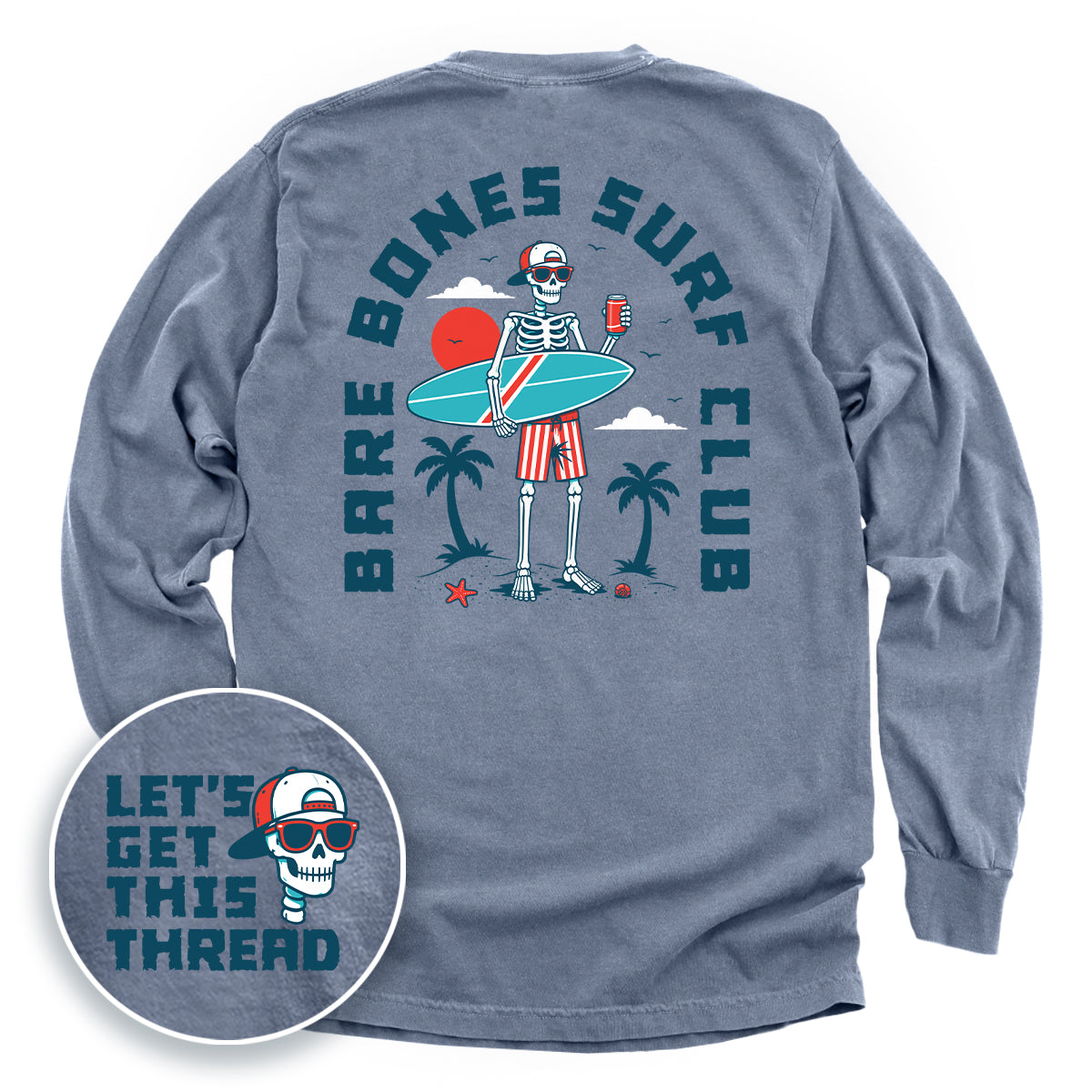 Bare Bones Surf Club (Back Print)